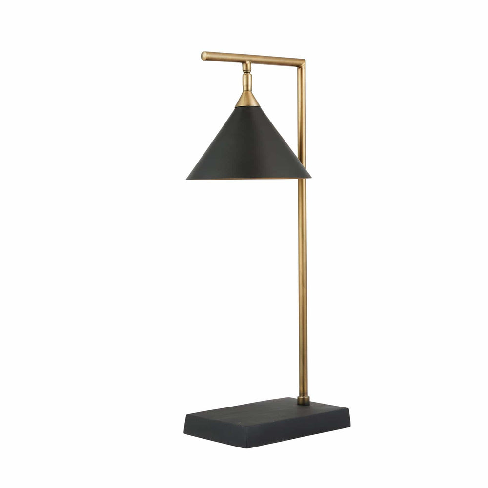 Ruma Black and Antique Brass Table Lamp  | Lighting | Rūma