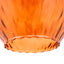 Ruma Orange Diamond Optic Glass Pendant | Lighting | Rūma