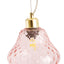 Evora Rose Diamond Optic Glass Pendant