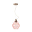 Ruma Rose Diamond Optic Glass Pendant | Lighting | Rūma