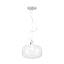 Ruma Clear Textured Oval Glass Pendant | Lighting | Rūma