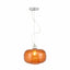 Ruma Orange Textured Oval Glass Pendant | Lighting | Rūma