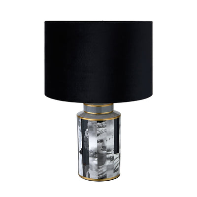 Ruma Black and White Photographic Design Table Lamp | Lighting | Rūma