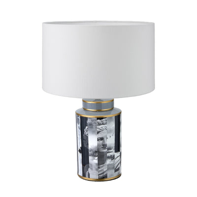 Ruma Black and White Photographic Design Table Lamp | Lighting | Rūma