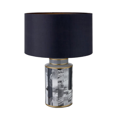 Ruma Black and White Photographic Design Table Lamp | Lighting | Rūma