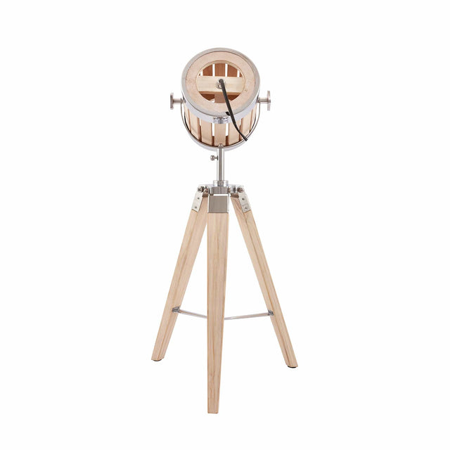 Ruma Natural Wood Marine Tripod Table Lamp | Lighting | Rūma