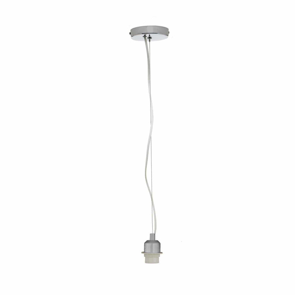Freya Brushed Chrome Contemporary Electrified Fitting