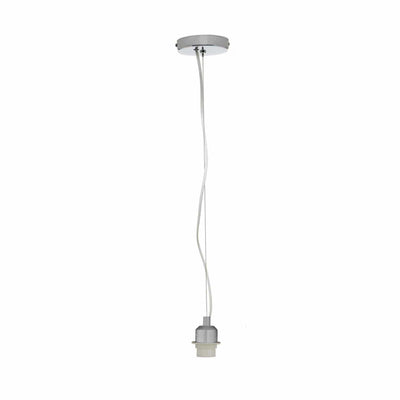 Freya Brushed Chrome Contemporary Electrified Fitting