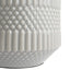 Ruma Grey Geo Textured Ceramic Table Lamp | Lighting | Rūma