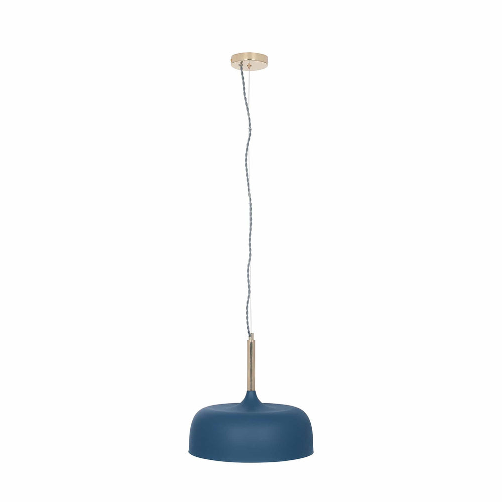 Ruma Matt Indigo Domed Pendant Light | Lighting | Rūma