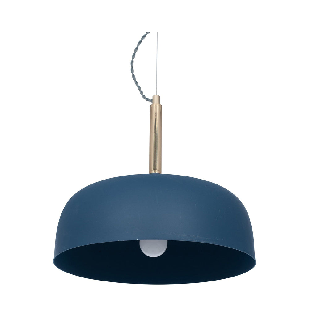 Ruma Matt Indigo Domed Pendant Light | Lighting | Rūma