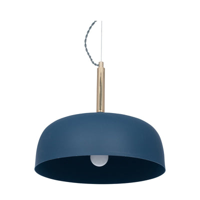 Ruma Matt Indigo Domed Pendant Light | Lighting | Rūma