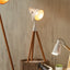 Ruma White Tripod Film Table Lamp | Home Lighting | Rūma