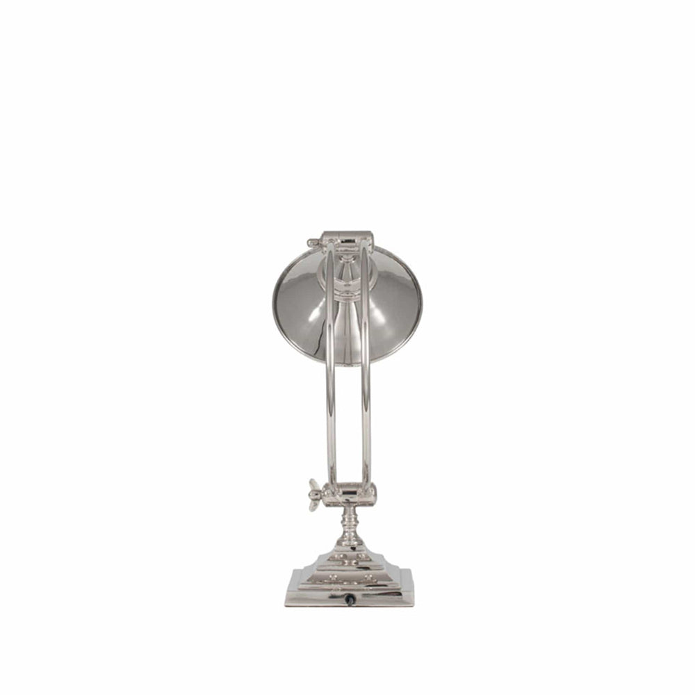 Ruma Nickel Metal Arched Arm Task Table Lamp | Lighting | Ruma