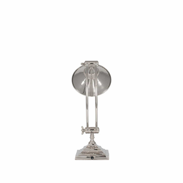 Ruma Nickel Metal Arched Arm Task Table Lamp | Lighting | Ruma