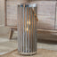 Ruma Grey Wash Wood Lantern Floor Lamp | Lighting | Rūma