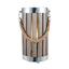Ruma Grey Wash Wood Lantern Table Lamp | Lighting | Rūma