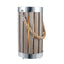 Ruma Grey Wash Wood Lantern Table Lamp | Lighting | Rūma