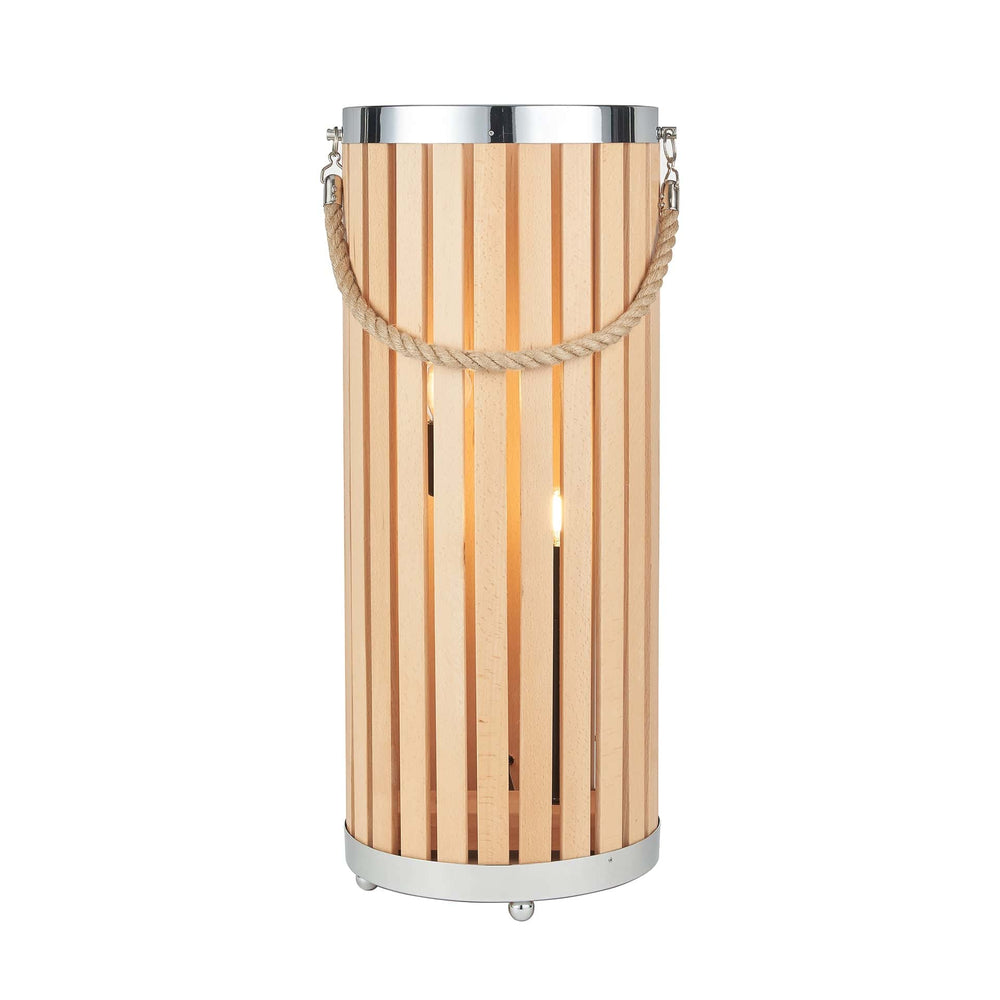 Ruma Natural Wood Lantern Floor Lamp | Lighting | Rūma