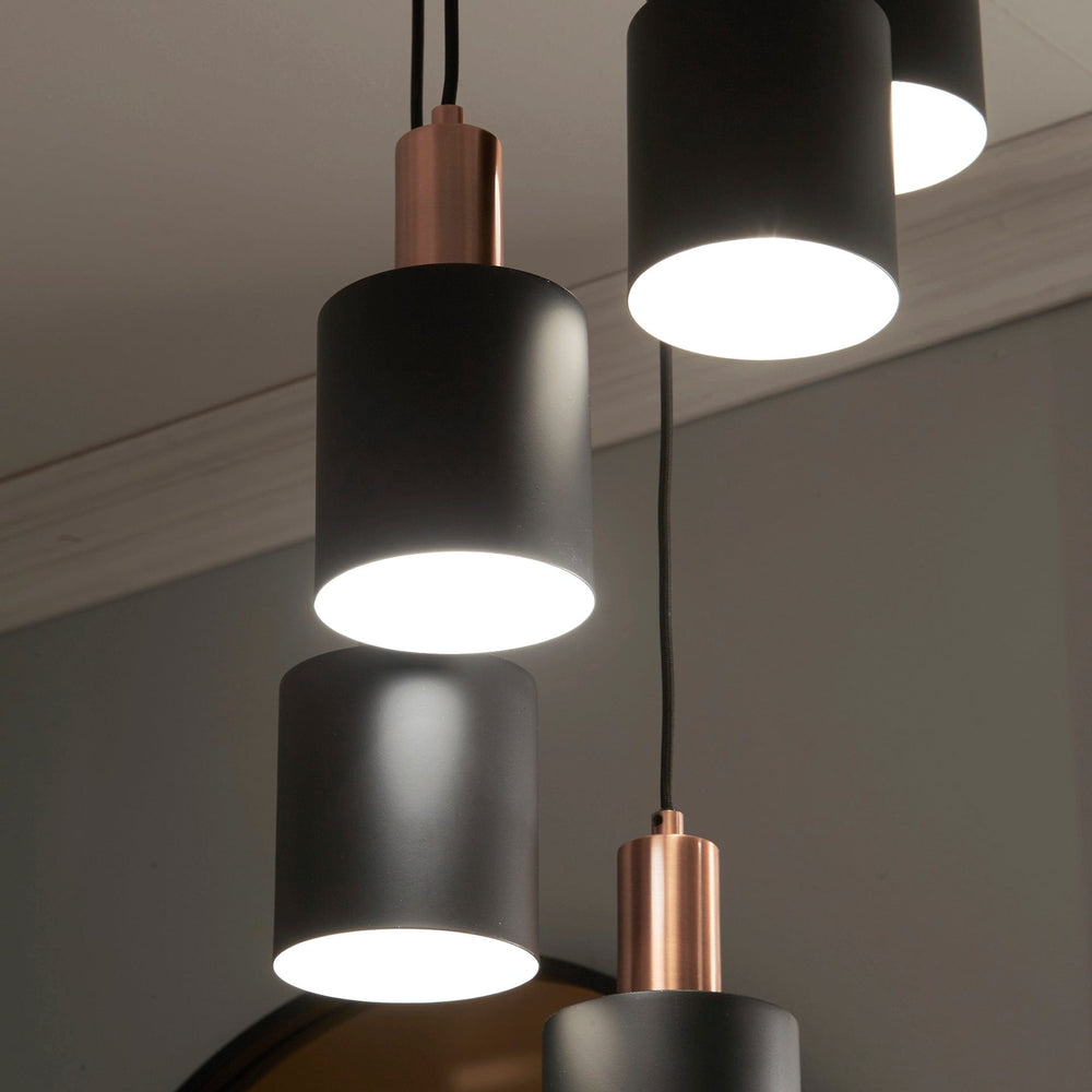 Ruma Black 5 Light Pendant | Lighting | Rūma
