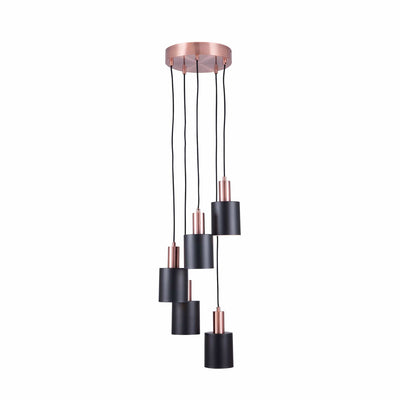 Ruma Black 5 Light Pendant | Lighting | Rūma
