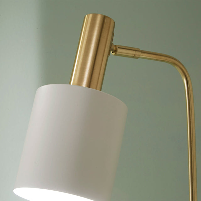 Hobbs White Task Floor Lamp