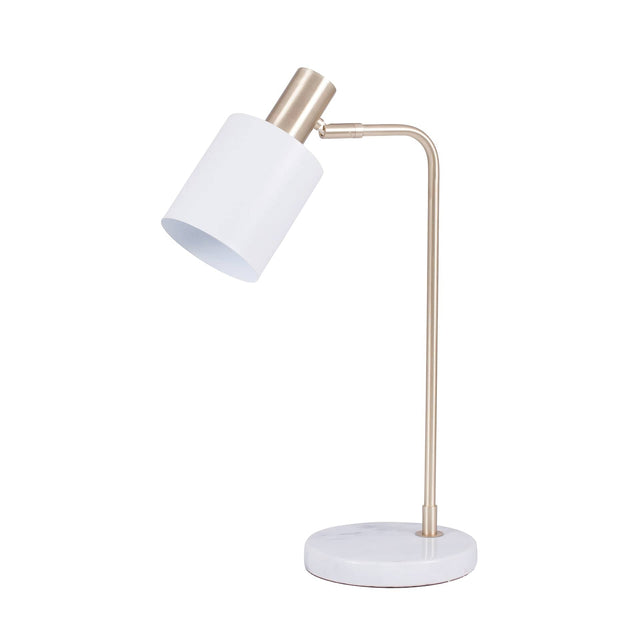 Ruma White Retro Task Table Lamp | Lighting | Rūma