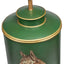 Green Horse Tea Caddy Table Lamp