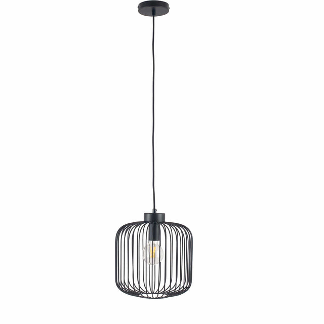 Ruma Matt Black Wire Pendant | Home Lighting | Rūma