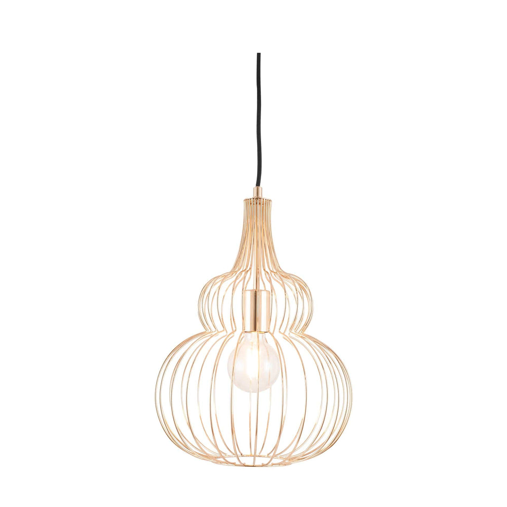 Ruma French Gold Shaped Wire Pendant | Lighting | Rūma