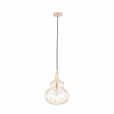 Ruma French Gold Shaped Wire Pendant | Lighting | Rūma