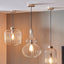 Ruma French Gold Shaped Wire Pendant | Lighting | Rūma