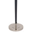 Ruma Brushed Silver & Matt Black Metal Floor Lamp | Floor Lamps | Rūma