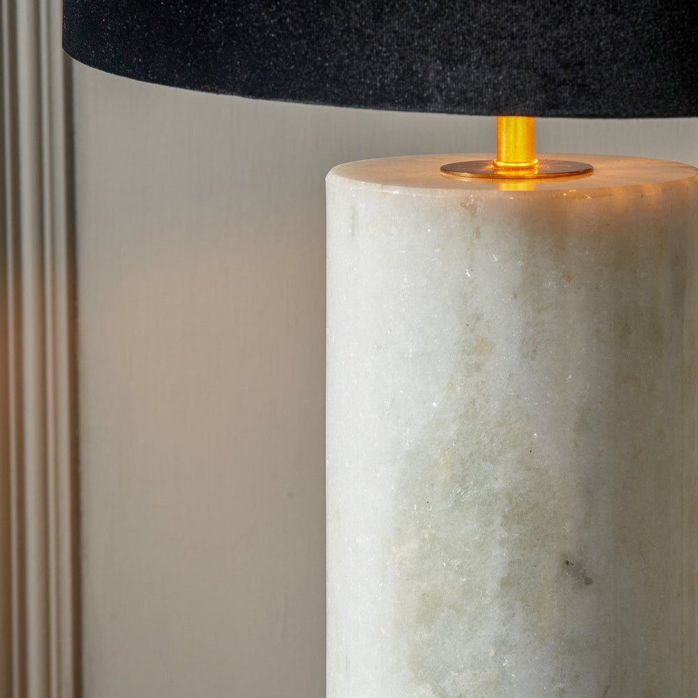 Ruma White Marble Table Lamp | Lighting | Rūma