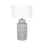 Ruma Circle Pattern Ceramic Table Lamp | Lighting | Rūma