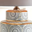 Ruma Circle Pattern Ceramic Table Lamp | Lighting | Rūma