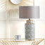 Ruma Circle Pattern Ceramic Table Lamp | Lighting | Rūma