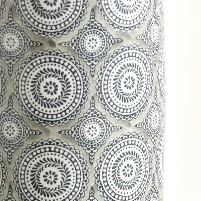 Ruma Circle Pattern Ceramic Table Lamp | Lighting | Rūma