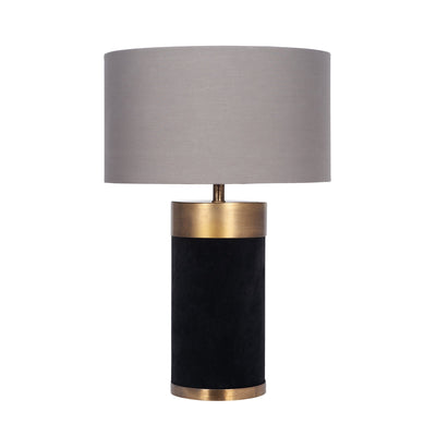 Ruma Black Velvet Table Lamp | Home Lighting | Rūma