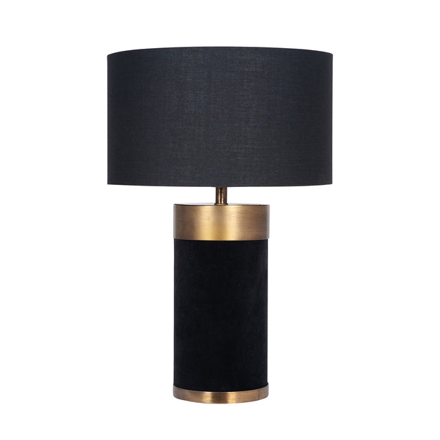 Ruma Black Velvet Table Lamp | Home Lighting | Rūma