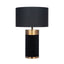 Ruma Black Velvet Table Lamp | Home Lighting | Rūma