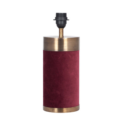 Ruma Red Velvet Table Lamp | Home Lighting | Rūma
