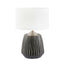 Ruma Grey Textured Ceramic Table Lamp | Lighting | Rūma