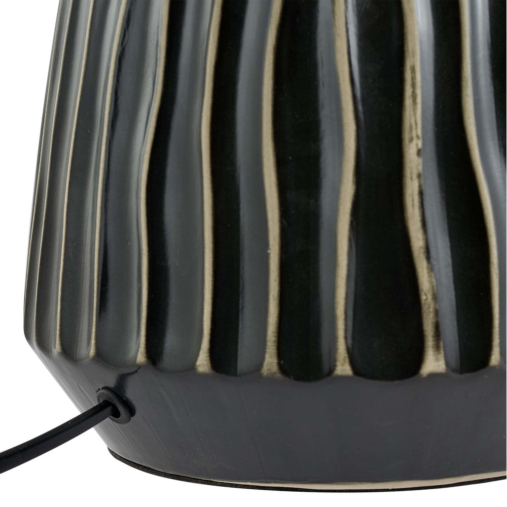 Ruma Grey Textured Ceramic Table Lamp | Lighting | Rūma