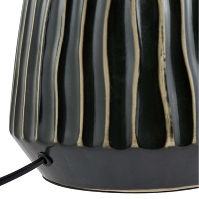 Ruma Grey Textured Ceramic Table Lamp | Lighting | Rūma