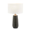 Ruma Grey Textured Ceramic Tall Table Lamp | Lighting | Rūma