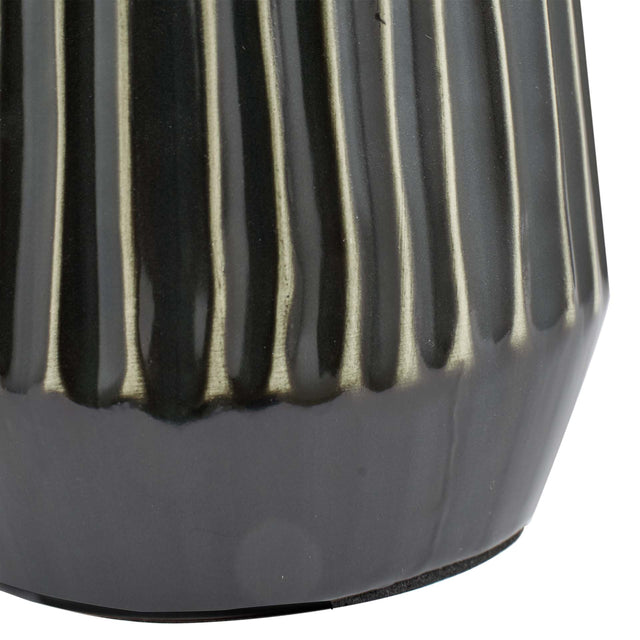 Ruma Grey Textured Ceramic Tall Table Lamp | Lighting | Rūma