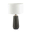 Ruma Grey Textured Ceramic Tall Table Lamp | Lighting | Rūma