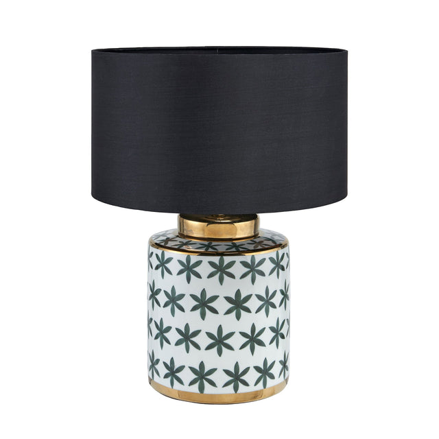Ruma Green and Gold Leaf Ceramic Table Lamp | Lighting | Rūma