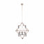 Ruma Nickel Metal Four Shade Pendant  | Lighting | Rūma